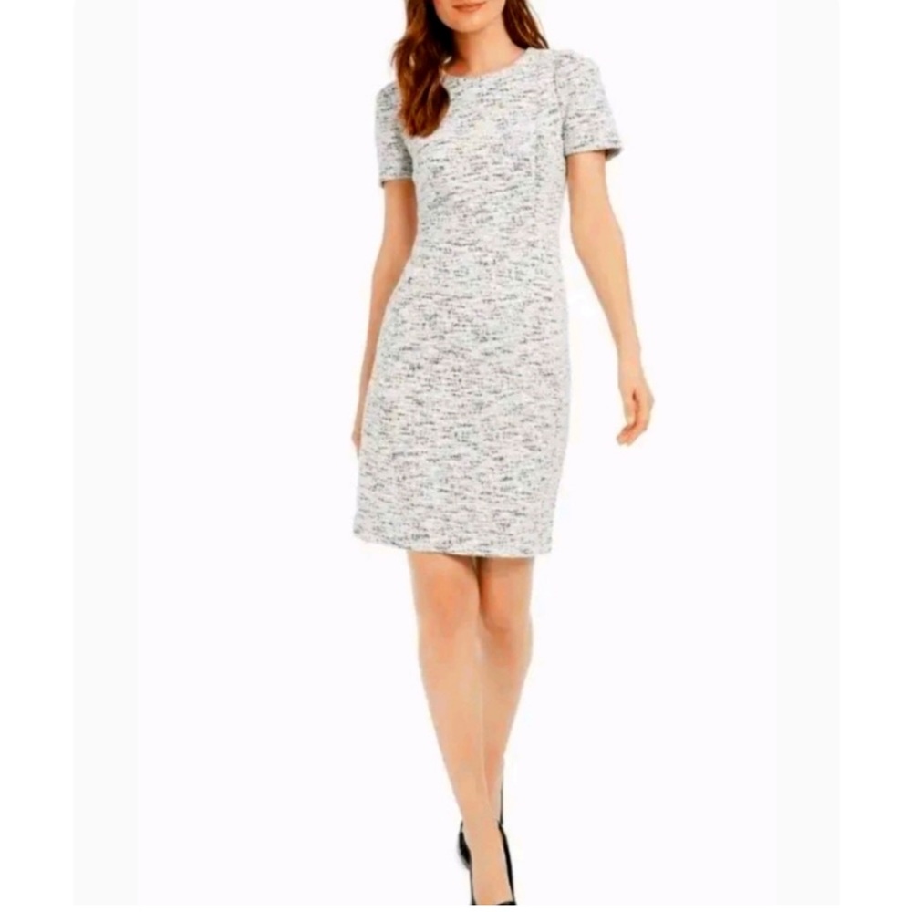 NWOT Calvin Klein Tweed Pencil Dress